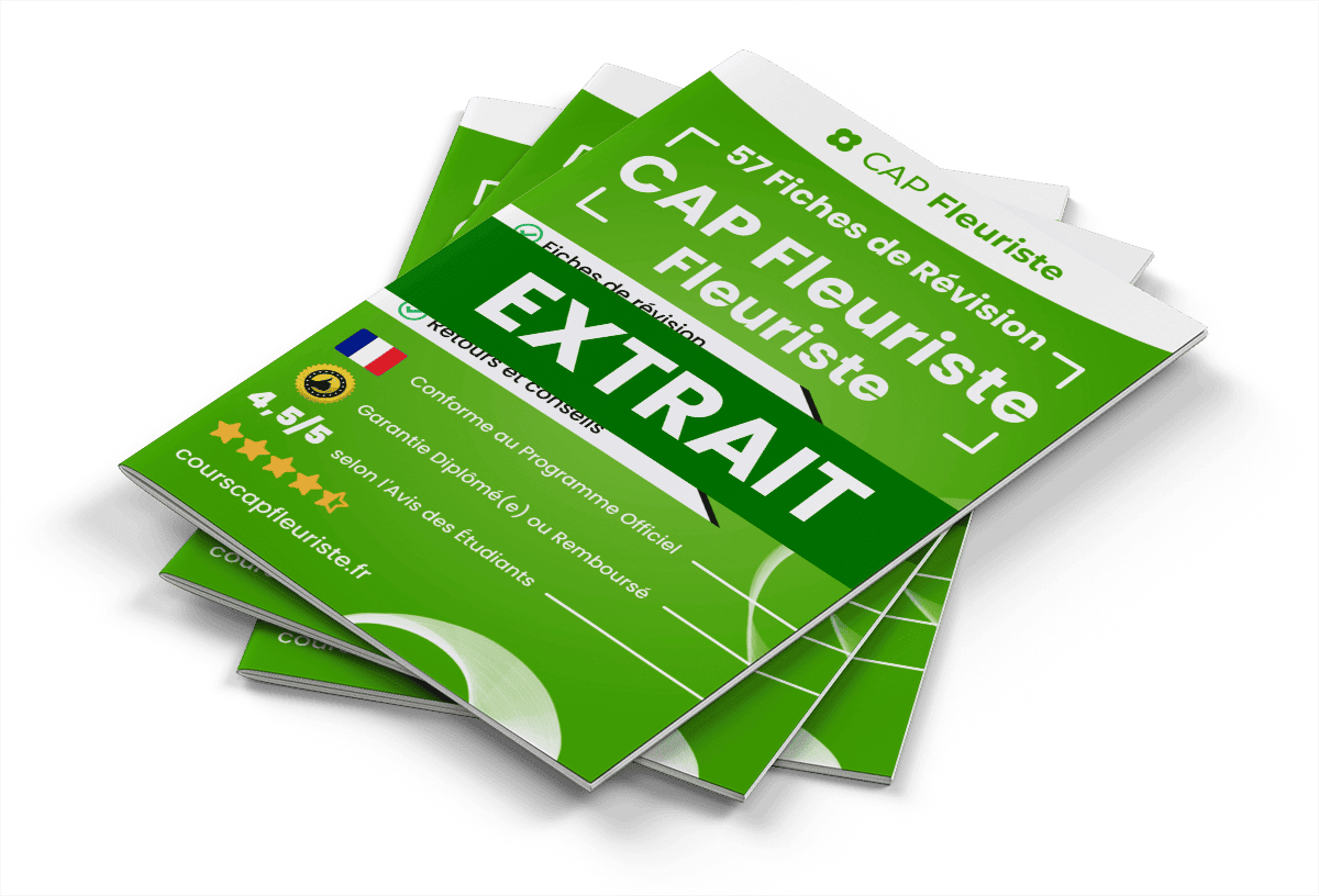 Extrait Fiches Révision gratuites CAP Fleuriste
